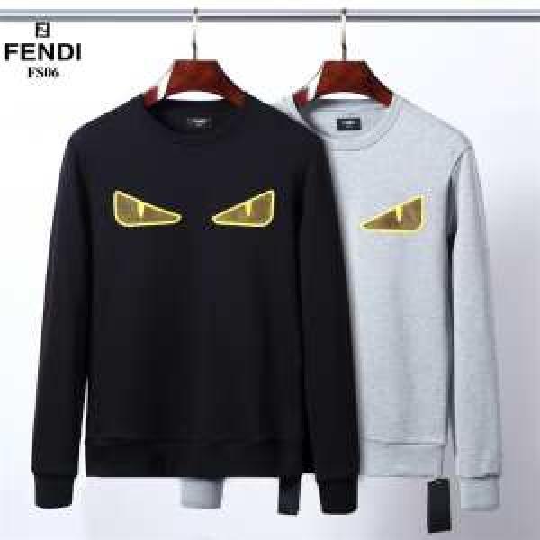更にトレンドが急上昇中 【2026秋冬】今きてる最先端ブランド フェンディ FENDI プルオーバーパーカー 2色可選