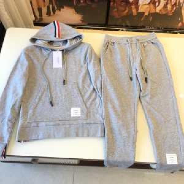 今季限定トムブラウン コピー4BAR アティキュレイト オーバーサイズ フーディースウェットシャツセットアップ THOM BROWNE