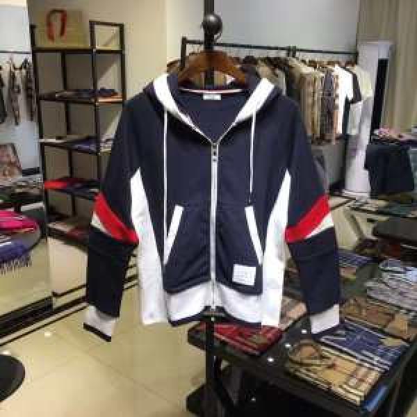 VIP SALEスタート19/20AW 新作トムブラウン スウェット サイズ感 カジュアルジップジャケット メンズ THOM BROWNE通販