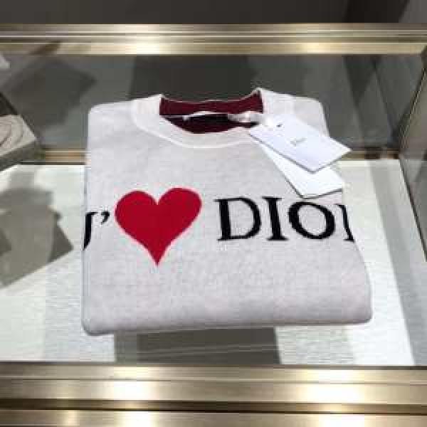 Dior AMOUR ニット セーターコーデレディースファションディオールコピーカシミヤ ニットウェア秋冬トレンド人気新品