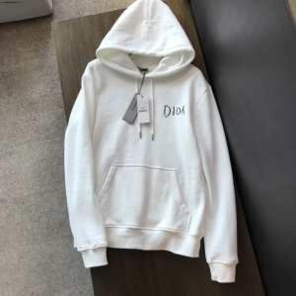 最新作Dior RAYMOND PETTIBON フード付きパーカー エレガント ユニセックス カップル スウェットシャツ ディオールおしゃれ新作
