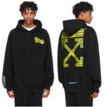 カジュアルコーデ オフホワイト パーカー 激安OFF WHITE FIRETAPE TEMPERATURE ARROW HOODIE PARKA人気 トレンド 限定セール