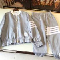 秋冬コレクション定番色トムブラウン パーカー おすすめTHOM BROWNE安いコピースウェットセットアップ4-BAR SWIM-TECH BOMBER
