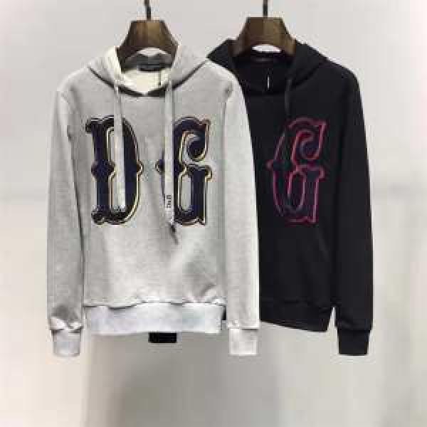 防寒性着心地抜群Dolce&Gabbanaスウェットパーカ コットン DGロゴ  エレガントウェアドルチェ＆ガッバーナ激安通販秋冬新作