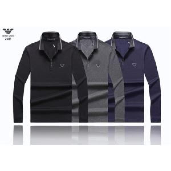 3色可選 長袖Tシャツ  アルマーニ ARMANI 2026トレンドファッション新品 活躍するトレンドアイテム