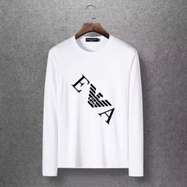 アルマーニ ARMANI 長袖Tシャツ 多色可選 気になる2026年秋のファッション 秋にはやる最新作を先取り