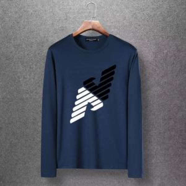 秋冬にお世話になる定番 先取り 2026/2026秋冬ファッション アルマーニ ARMANI 長袖Tシャツ 4色可選