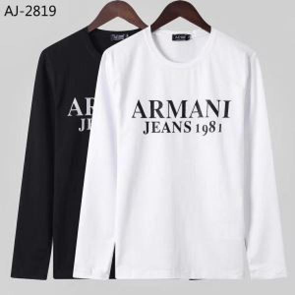 2色可選 長袖Tシャツ アルマーニ ARMANI【2026秋冬トレンド】押さえておきたい 支持率が高い秋冬最新作