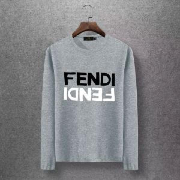 おしゃれさんはいち早く取り 2026?2026秋冬流行色紹介 フェンディ FENDI 長袖Tシャツ 4色可選