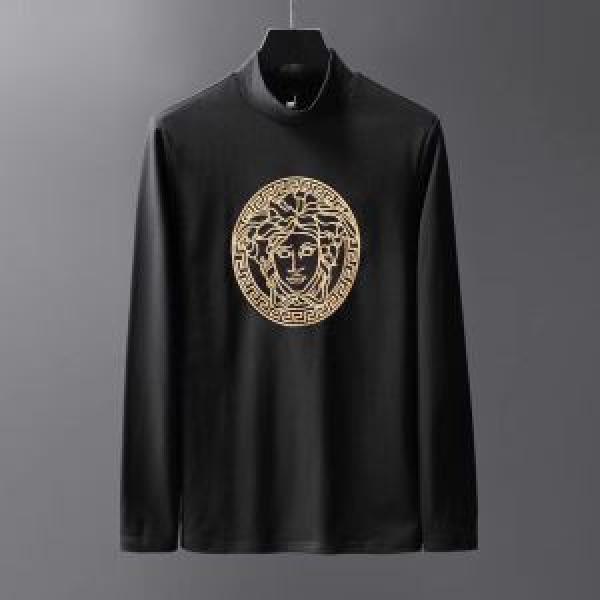 2026秋冬最重要アイテム ヴェルサーチ VERSACE 長袖Tシャツ 2色可選 おしゃれでおすすめ今季トレンド