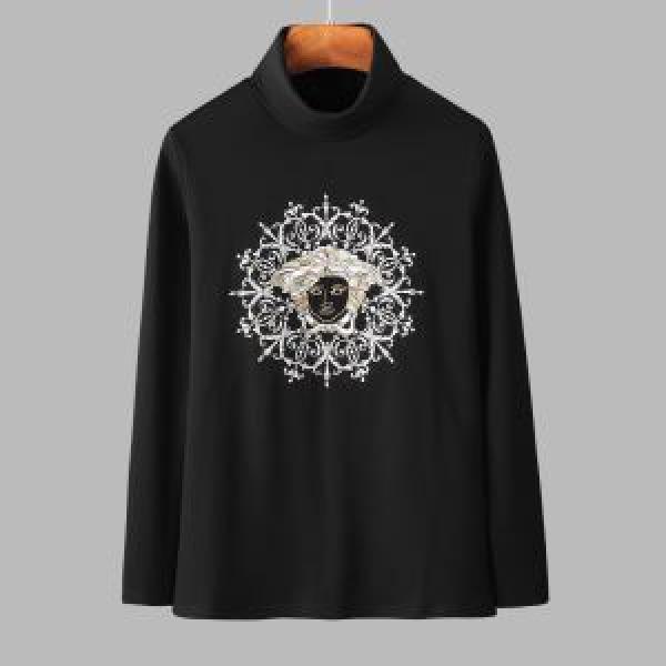 ヴェルサーチ VERSACE 長袖Tシャツ 2色可選 今年注目すべき秋冬ファッション 気になる2026年秋のファッション