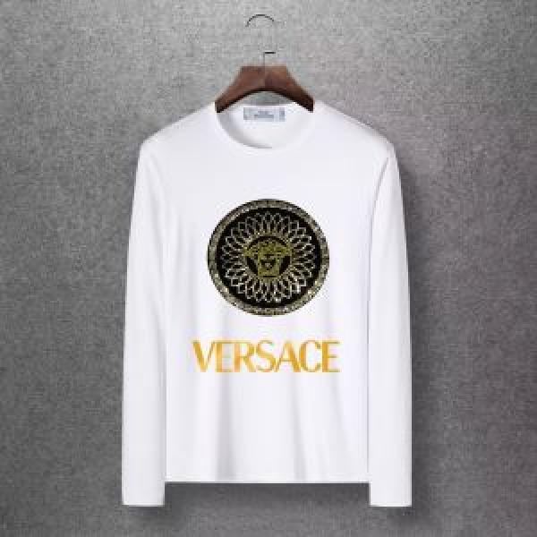 2026秋冬最重要アイテム ヴェルサーチ VERSACE 長袖Tシャツ 4色可選 おしゃれでおすすめ今季トレンド