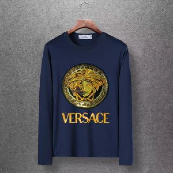 ヴェルサーチ VERSACE 長袖Tシャツ 4色可選 秋トレンドの新定番 【最新】2026年秋冬のトレンド速報