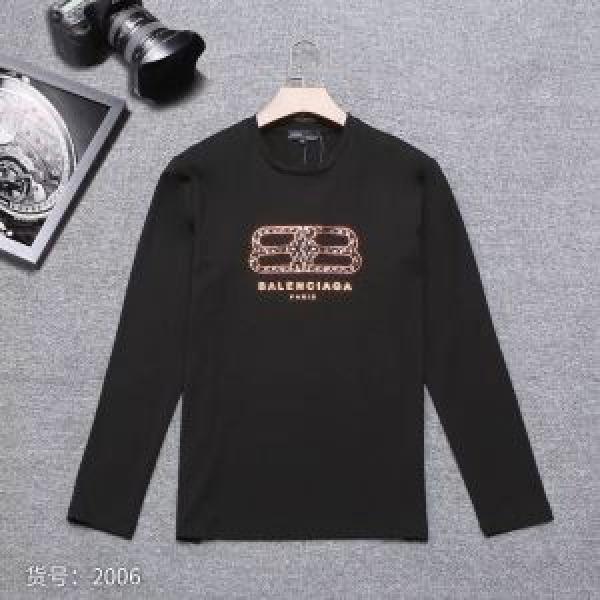 バレンシアガ Balenciaga 長袖Tシャツ 3色可選 2026トレンドカラー秋冬セール 秋トレンドの新定番