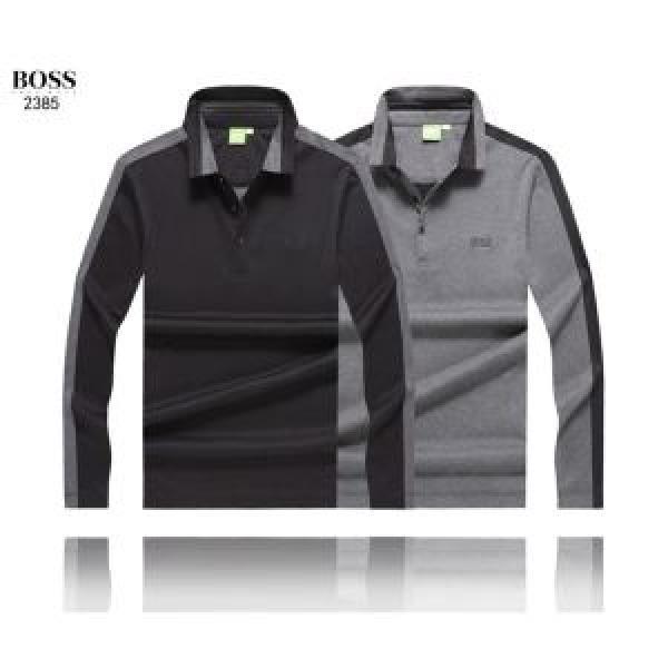 絶対おさえるべきカラーと最新 2026秋冬トレンドアイテム ヒューゴボス HUGO BOSS 長袖Tシャツ 2色可選