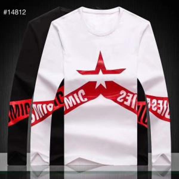 ディースクエアード DSQUARED2 長袖Tシャツ 2色可選 2026-20秋冬トレンドファッション 活躍するトレンドアイテム