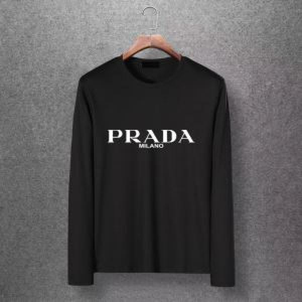 長袖Tシャツ 多色可選 2026秋に注目したい 秋冬ファッションコーディネート プラダ PRADA