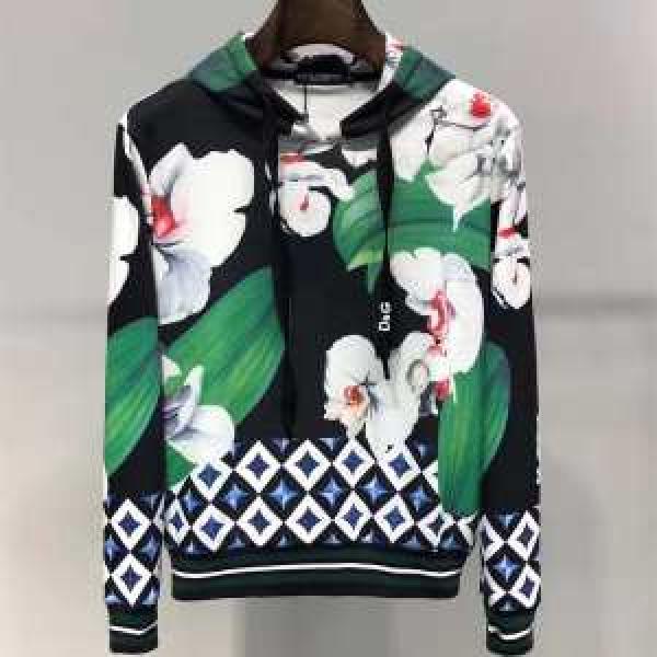 ドルガバスウェットシャツ コットン プリント秋冬新作 Dolce&Gabbanaコピーエレガントパーカー2026/20限定価格G9OJ8THH7XMHNIH1