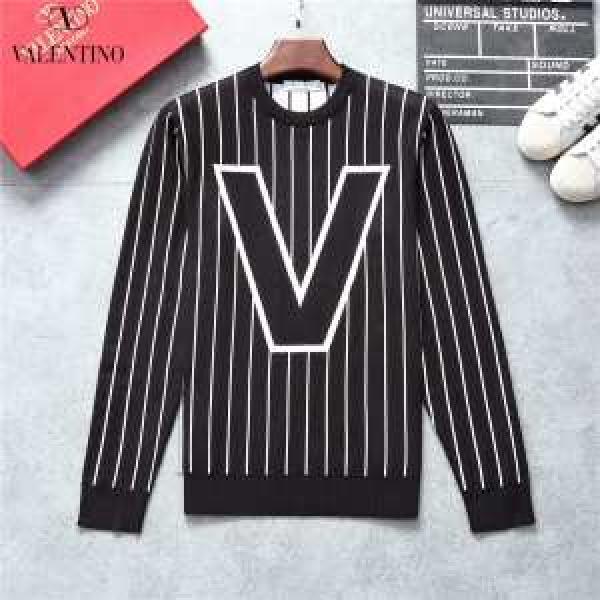 ヴァレンティノ Vロゴ パーカー おすすめ メンズ Valentino スウェットシャツ新作コレクションコットン秋冬人気色コーデ