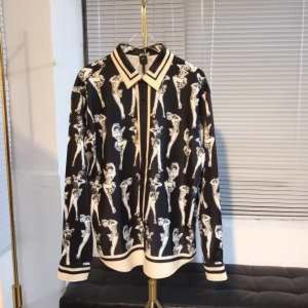 新作ドルチェ＆ガッバーナ メンズ シャツDolce&Gabbana コレクション 服 コピー エレガントプリント人気ランキング上品