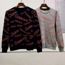 極力暖かさDolce&Gabbana スウェットシャツメンズ D&Gオールオーバープリントバーバリーコピー長袖エレガント秋冬コーデ