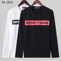 2026?2026秋冬流行色紹介 アルマーニ ARMANI 長袖Tシャツ 2色可選 人気ブランドの新作秋冬トレンド