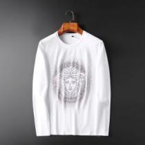 長袖Tシャツ 2色可選 秋ファションのトレンド  2026トレンドカラー秋冬セール ヴェルサーチ VERSACE
