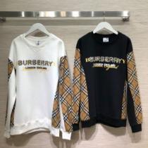 秋服コーデ2026年版 バーバリー BURBERRY 大胆なチェックの人気トレンド プルオーバーパーカー 2色可選 秋にはやる最新作を先取り