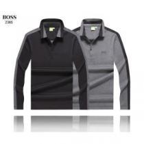 絶対おさえるべきカラーと最新 2026秋冬トレンドアイテム ヒューゴボス HUGO BOSS 長袖Tシャツ 2色可選