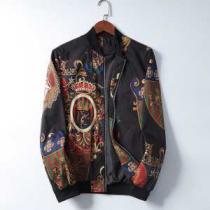 秋冬の最旬ドルガバメンズブルゾン シルク ヘラルドリープリントDolce&Gabbana コピー通販ジャケットエレガント限定商品