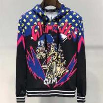 Dolce&Gabbanaコットン スーパーヒーローKINGプリントスウェットシャツドルガバスーパーコピー 激安パーカーサイズ感着こなし