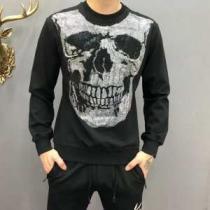 プルオーバーパーカー 2026秋冬トレンド押さえておきたい 寒い季節トレンド上品 フィリッププレイン PHILIPP PLEIN