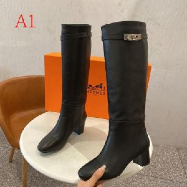 2色可選 レザーブーツ おススメの秋冬アイテムをCHECK エルメス 今季トレンドをうまく取り HERMES 2026トレンドファッション新品