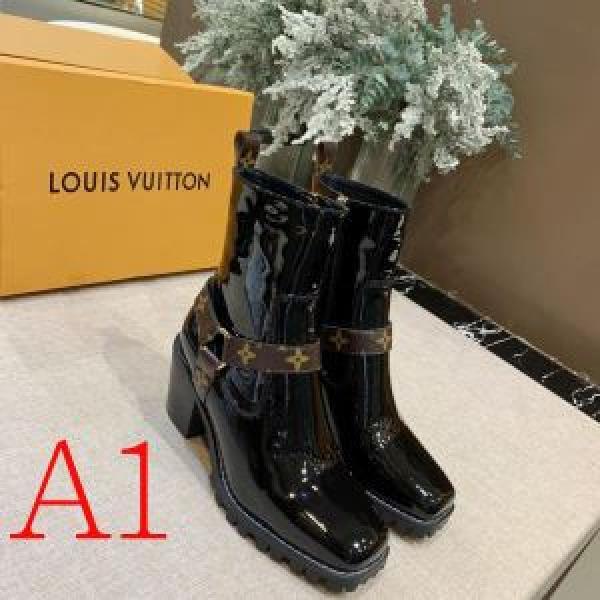 2025秋冬トレンドデザイン 3色可選 ルイ ヴィトン LOUIS VUITTON人気の秋冬新作再登場  レザーブーツ 今年注目すべき秋冬ファッション