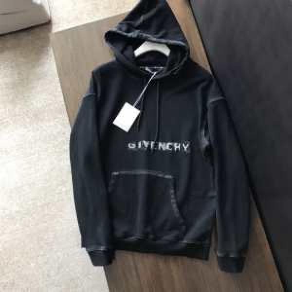 GIVENCHY 限定新作ジバンシー パーカー コピー 2026年秋冬着心地抜群 おすすめ エレガント コットン スウェットシャツ コーデ 黒