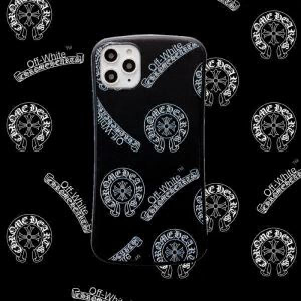 iphone11 11pro用ケースCHROME HEARTS&times;Off-Whiteクロムハーツ スマホケース 値段 激安2026トレンド人気エレガントコーデ