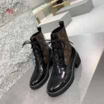レザーブーツ 3色可選 秋服コーデ2026年版 ルイ ヴィトン 秋にはやる最新作を先取り LOUIS VUITTON  さわやかに新品おすすめ