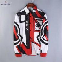 モンクレール シャツ GENIUS GRAIG GREEN LOGO PRINT ブランド コピーMONCLERメンズ 長袖シャツ サイズ感着こなし 新作