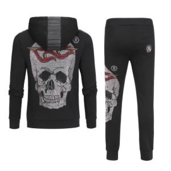 さむい冬にこれ1枚だけで PHILIPP PLEIN フィリッププレイン 2026秋冬憧れのブランドはすすめ 上下セット