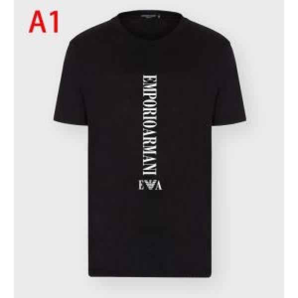 在庫有り アルマーニ ｔシャツ 新作 2026トレンド 使いしやすい メンズファション ARMANI 半袖 コットンウェア 通販