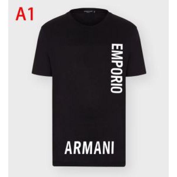EMPORIO ARMANI新作コレクション アルマーニ ロゴ ｔシャツ メンズ サイズ感 大人カジュアル快適2026トレンド春夏トップス