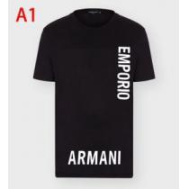 EMPORIO ARMANI新作コレクション アルマーニ ロゴ ｔシャツ メンズ サイズ感 大人カジュアル快適2026トレンド春夏トップス