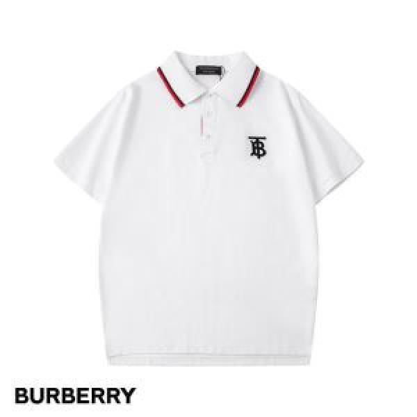 有名ブランドです　2色可選半袖Tシャツ　一目惚れ級に　バーバリー BURBERRY争奪戦必至　