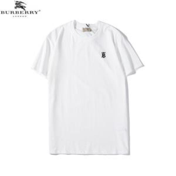 春夏コレクション新品　3色可選　バーバリー BURBERRY　普段見ないデザインばかり　半袖Tシャツ