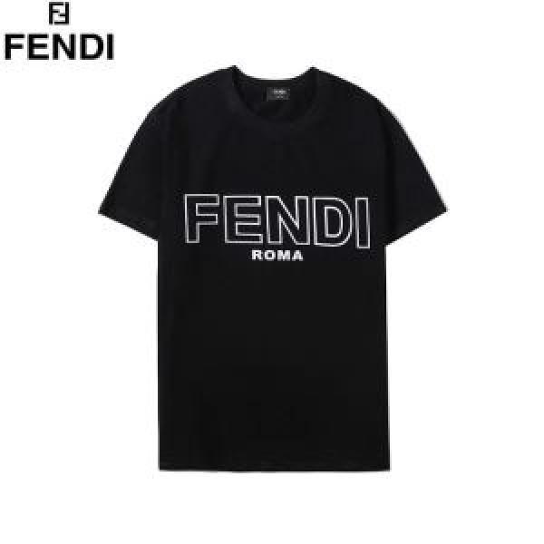 3色可選 2026 話題の商品 半袖Tシャツ やはり人気ブランド フェンディ FENDI 安心の実績