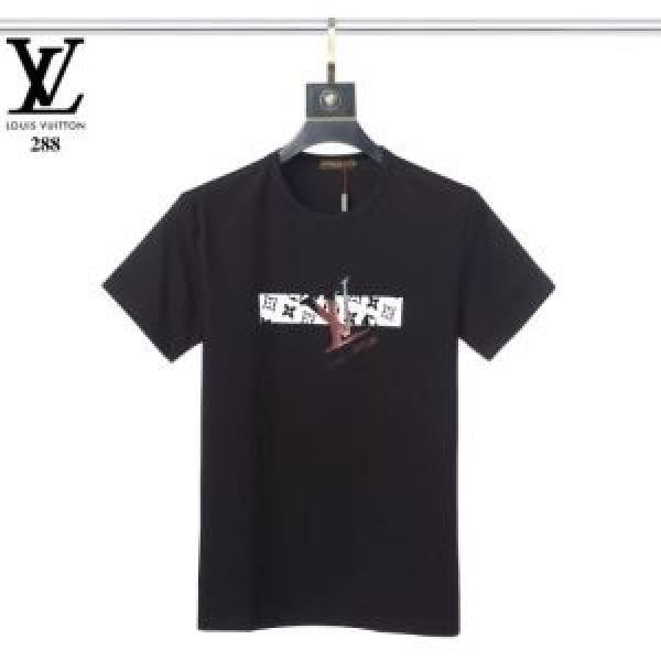 多色可選 価格帯が低い 半袖Tシャツ 普段見ないデザインばかり ルイ ヴィトン LOUIS VUITTON