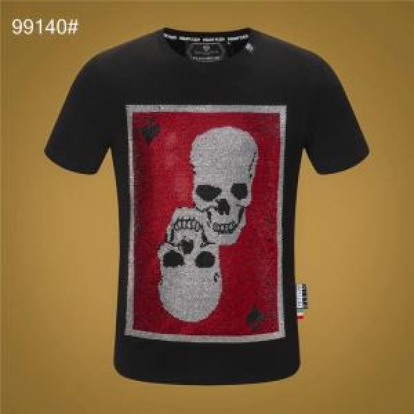 フィリッププレインVIP価格SALE  PHILIPP PLEIN  2026モデル 半袖Tシャツ エレガントな雰囲気
