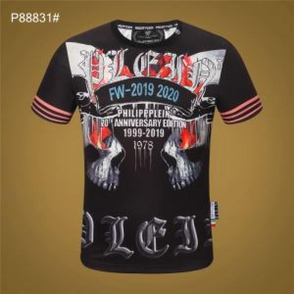 確定となる上品 半袖Tシャツ 取り入れやすい フィリッププレイン PHILIPP PLEIN