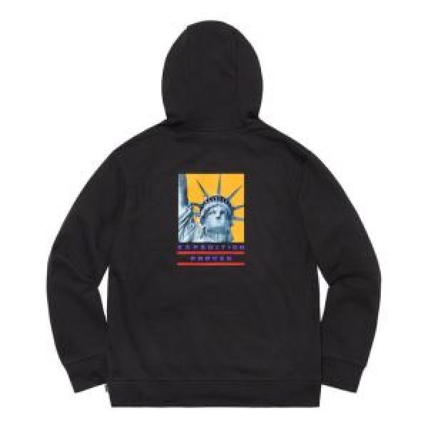 おしゃれに大人の必見 2色可選  Supreme 19FW TNF Statue of Liberty Hooded パーカー