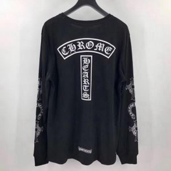 2色可選 CHROME HEARTS ファッションに取り入れよう クロムハーツ 2026話題の商品  長袖 /ロンT